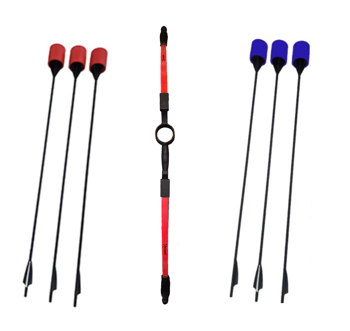 Aim-Assisted Youth Bow with 6 Foam Arrows – Beginner Set | ArrowSoft