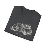 Surreal Vet Tech Shirt, Dog to Hills Illusion Art Tee, Vet Tech Gift, Veterinary Technician Tee, Vet Clinic Gift