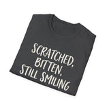 Scratched, Bitten, Still Smiling Shirt, Funny Vet Tech Shirt, Vet Tech Gift, Veterinary Technician Tee, Vet Clinic Gift