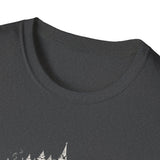 Surreal Christmas Shirt, Wreath Village Illusion Art Tee, Christmas Gift, Winter Holiday Tee