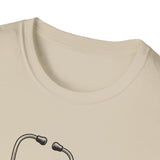 Surreal ER Nurse Shirt, Stethoscope to Road Illusion Art Tee, ER Nurse Gift, Emergency Nurse Tee, Nurse Week Gift
