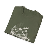 Surreal Christmas Shirt, Hot Cocoa Hills Illusion Art Tee, Christmas Gift, Winter Holiday Tee