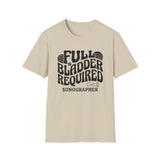Full Bladder Required Shirt, Funny Sonographer Shirt, Sonographer Gift, Ultrasound Tech Tee, Sonography Gift