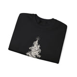Surreal Christmas Sweatshirt, Christmas Tree Staircase Illusion Art Crewneck, Christmas Gift, Winter Holiday Sweater