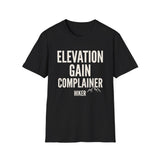 Elevation Gain Complainer Shirt, Funny Hiker Shirt, Hiker Gift, Hiking Tee, Outdoor Lover Gift