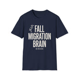 Fall Migration Brain Shirt, Funny Birder Shirt, Bird Watcher Gift, Birdwatching Tee, Birder Gift