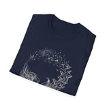 Surreal Bookish Shirt, Pages to Birds Illusion Art Tee, Book Lover Gift, Reader Tee, Dark Academia Shirt