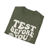 Test Before You Touch Shirt, Funny Electrician Shirt, Electrician Gift, Lineman Tee, Tradesman Gift