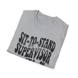 Sit-to-Stand Supervisor Shirt, Funny CNA Shirt, CNA Gift, Nursing Assistant Tee, Healthcare Worker Gift