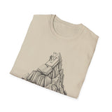 Surreal Bookish Shirt, Book Mountains Illusion Art Tee, Book Lover Gift, Reader Tee, Dark Academia Shirt