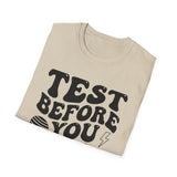 Test Before You Touch Shirt, Funny Electrician Shirt, Electrician Gift, Lineman Tee, Tradesman Gift