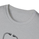 Surreal ER Nurse Shirt, Stethoscope to Road Illusion Art Tee, ER Nurse Gift, Emergency Nurse Tee, Nurse Week Gift