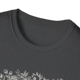 Surreal Music Shirt, Trumpet Garden Illusion Art Tee, Musician Gift, Piano Guitar Tee