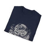 Surreal Christmas Shirt, Snow Globe Village Illusion Art Tee, Christmas Gift, Winter Holiday Tee