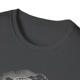 Surreal Ocean Shirt, Jellyfish Rain Illusion Art Tee, Whale Sea Life Tee, Beach Lover Gift