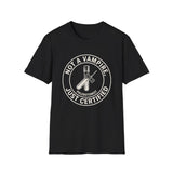 Not a Vampire, Just Certified Shirt, Funny Phlebotomist Shirt, Phlebotomy Gift, Lab Tech Tee, Lab Week Gift