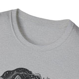 Surreal Celestial Shirt, Moon Phase Moth Illusion Art Tee, Moon Phase Tee, Mystical Witchy Gift