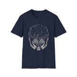 Surreal Celestial Shirt, Star Hands Illusion Art Tee, Moon Phase Tee, Mystical Witchy Gift