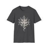 Surreal Travel Shirt, Compass Flower Illusion Art Tee, Adventure Gift, Wanderlust Tee
