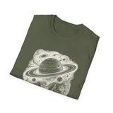 Surreal Space Shirt, Saturn Balloon Illusion Art Tee, Astronomy Tee, Space Lover Gift