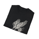 Surreal Runner Shirt, Shoes to Wings Illusion Art Tee, Runner Gift, Running Tee, Marathon Gift