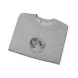 Surreal Celestial Sweatshirt, Moon Balloon Illusion Art Crewneck, Moon Phase Tee, Mystical Witchy Gift