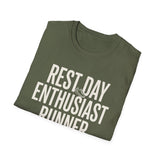 Rest Day Enthusiast Shirt, Funny Runner Shirt, Runner Gift, Running Tee, Marathon Gift