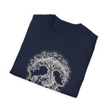 Surreal Ocean Shirt, Octopus Oak Illusion Art Tee, Whale Sea Life Tee, Beach Lover Gift
