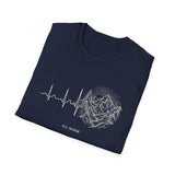 Surreal ICU Nurse Shirt, Monitor to Mountains Illusion Art Tee, ICU Nurse Gift, Critical Care Nurse Tee, Nurse Week Gift