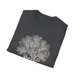 Surreal Ocean Shirt, Anchor Tree Illusion Art Tee, Whale Sea Life Tee, Beach Lover Gift