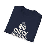 Rig Check Before Coffee Shirt, Funny EMT Shirt, EMT Gift, Paramedic Tee, First Responder Gift