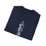Surreal Chess Club Shirt, King to Lighthouse Illusion Art Tee, Chess Player Gift, Chess Tee, Chess Lover Gift