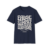 False Summit Survivor Shirt, Funny Hiker Shirt, Hiker Gift, Hiking Tee, Outdoor Lover Gift