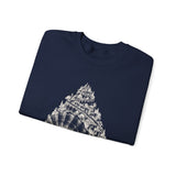 Surreal Ocean Sweatshirt, Seashell City Illusion Art Crewneck, Sailing Tee, Ocean Lover Gift
