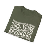 Nice Veins (Professionally Speaking) Shirt, Funny Phlebotomist Shirt, Phlebotomy Gift, Lab Tech Tee, Lab Week Gift