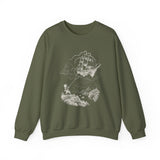 Surreal Ocean Sweatshirt, Ship Kite Illusion Art Crewneck, Sailing Tee, Ocean Lover Gift
