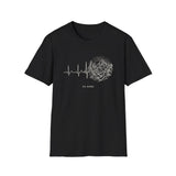 Surreal ICU Nurse Shirt, Monitor to Mountains Illusion Art Tee, ICU Nurse Gift, Critical Care Nurse Tee, Nurse Week Gift