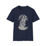 Surreal Ocean Shirt, Fish to Birds Illusion Art Tee, Whale Sea Life Tee, Beach Lover Gift