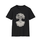 Surreal Forest Shirt, Mirror Tree Illusion Art Tee, Wildlife Nature Tee, Outdoor Lover Gift
