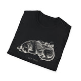Surreal Vet Tech Shirt, Dog to Hills Illusion Art Tee, Vet Tech Gift, Veterinary Technician Tee, Vet Clinic Gift