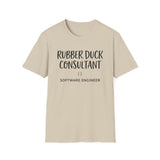 Rubber Duck Consultant Shirt, Funny Software Engineer Shirt, Programmer Gift, Software Developer Tee, Coder Gift