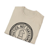 Tactics, Not Tantrums Shirt, Funny Chess Club Shirt, Chess Player Gift, Chess Tee, Chess Lover Gift