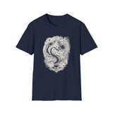 Surreal Celestial Shirt, Milky Way Teapot Illusion Art Tee, Moon Phase Tee, Mystical Witchy Gift