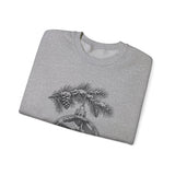 Surreal Christmas Sweatshirt, Ornament Town Illusion Art Crewneck, Christmas Gift, Winter Holiday Sweater