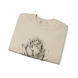 Surreal Garden Sweatshirt, Rose Staircase Illusion Art Crewneck, Gardener Gift, Botanical Plant Tee