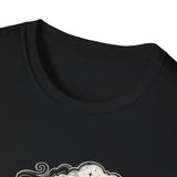 Surreal Coffee Shirt, Coffee Moon Illusion Art Tee, Coffee Lover Gift, Vintage Engraving Tee