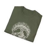 Surreal Ocean Shirt, Octopus Oak Illusion Art Tee, Whale Sea Life Tee, Beach Lover Gift