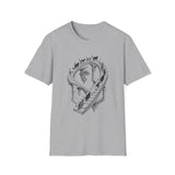 Surreal Cat Shirt, Endless Cat Staircase Illusion Art Tee, Cat Lover Gift, Vintage Engraving Cat Tee