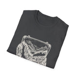 Surreal Travel Shirt, Suitcase Valley Illusion Art Tee, Adventure Gift, Wanderlust Tee