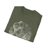 Surreal Science Teacher Shirt, Beaker to Sea Illusion Art Tee, Science Teacher Gift, Teacher Tee, Back to School Gift